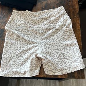 Cheetah Print Biker Shorts
